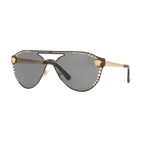 versace zonnenbril met gouden pootjes|Versace Designer Sunglasses .